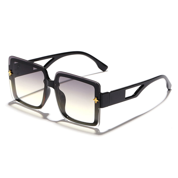 Damen modische quadratische Sonnenbrille mit elegantem Rahmen Karnz