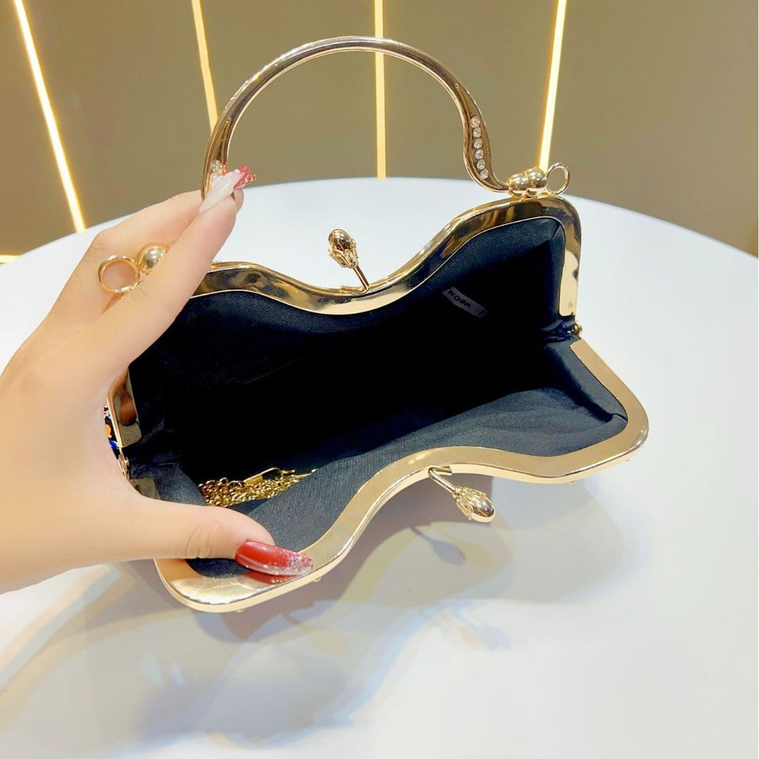 Glitzernde Abend-Handtasche