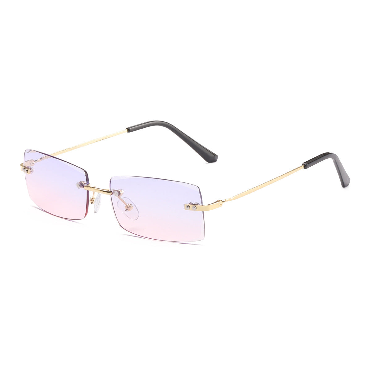 Damen modische Sonnenbrille mit elegantem, filigranen Rahmen Karnz