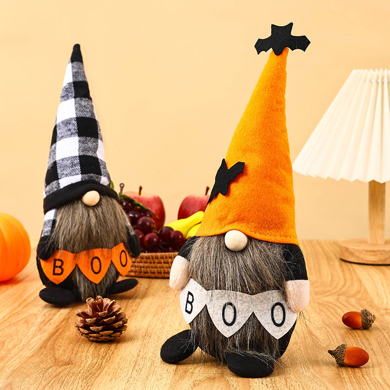 Dekorative Halloween-Gnom Figur Karnz