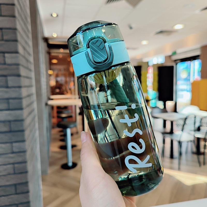 Damen Ergonomische Wasserflasche für Fitness Karnz