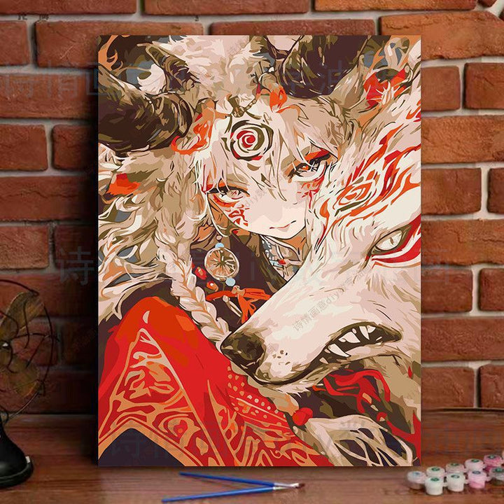 Fantasy Creature Themed Wandkunst Karnz