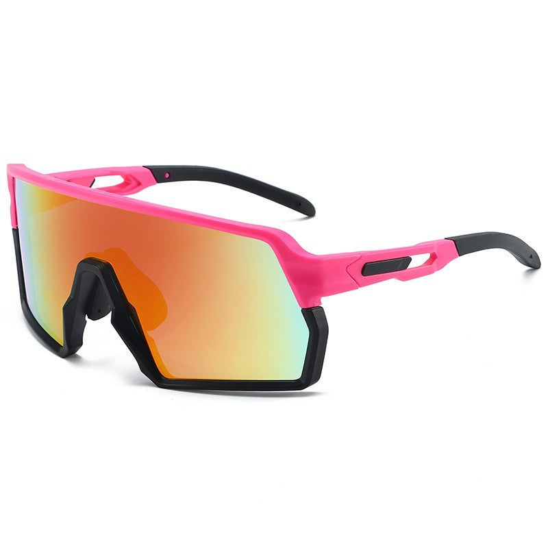 Damen Sportliche Rennbrille mit innovativem Rahmen und hochreflektierenden Gläsern Karnz