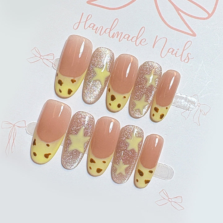 Dekoratives Press-On Nagelset Karnz