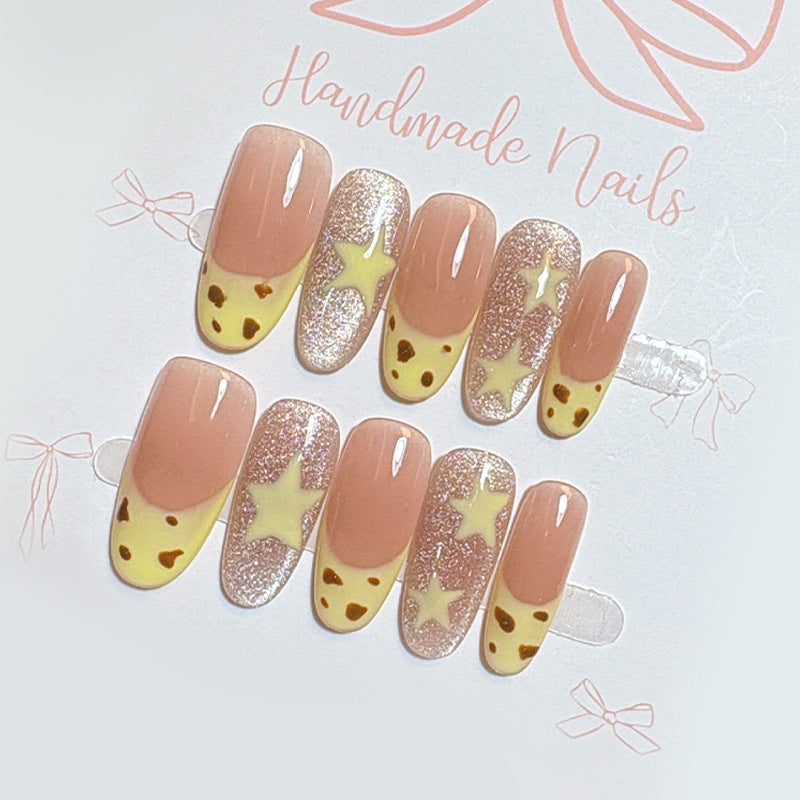 Premium French Tip Press-On Nails Karnz