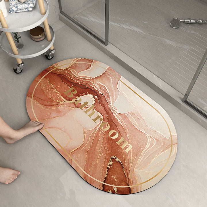 Luxuriöse Marmor Design Badematte