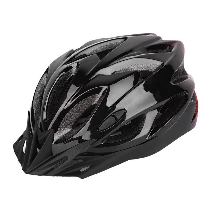 verstellbarer belüfteter Straßen- und Mountainbike-Helm mit Visier und hinten einstellbarem Fit Karnz