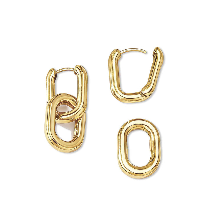Elegante Spiral Drop Ohrringe Karnz