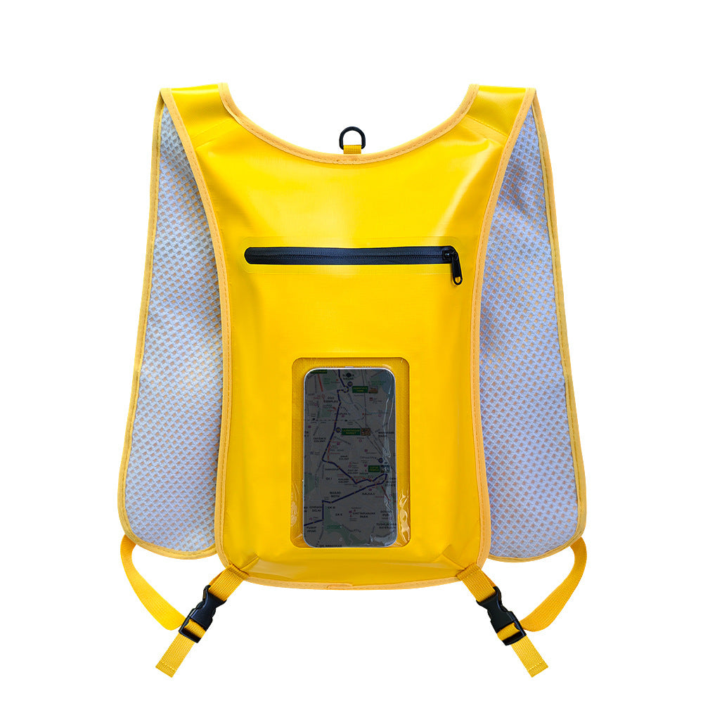 Wasserdichte Smartphone-Rucksack mit Durchsichtiger Fronttasche Karnz