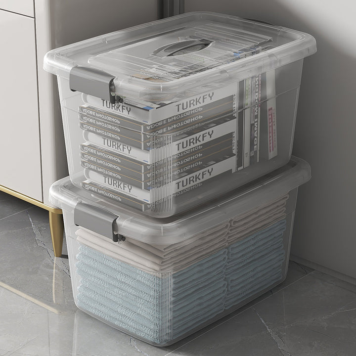 Damen Multifunktionale Aufbewahrungsbox mit Rollen und sicherem Deckel Karnz