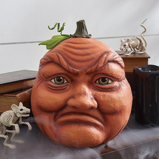 Lustige Halloween Kürbisfigur Karnz