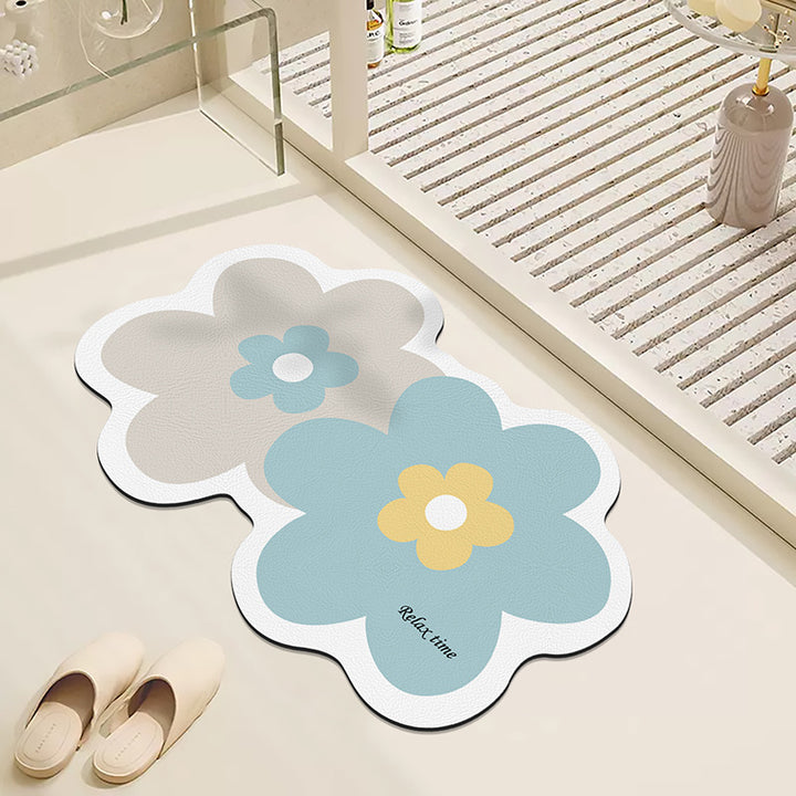Floral Design Badmat für Badezimmer