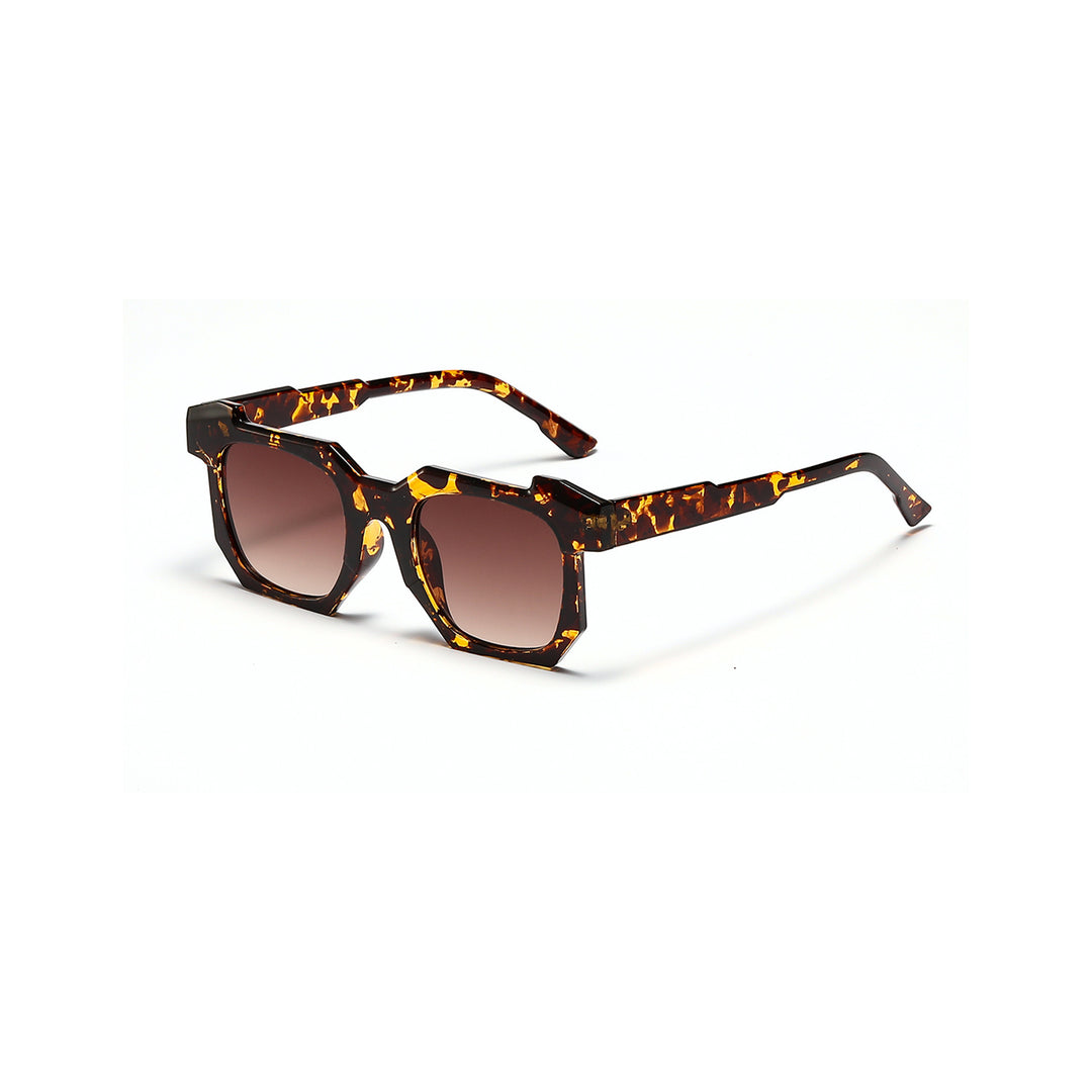 Damen modische transparente Sonnenbrille mit stilvollen Verlaufsgläsern Karnz