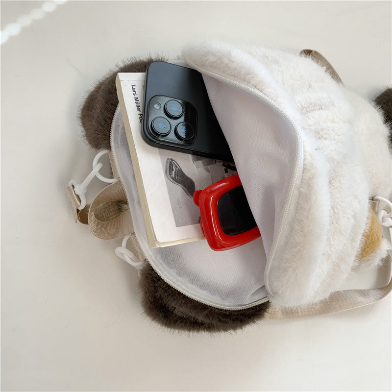 Süßes Plüsch-Katzen-Rucksack Karnz
