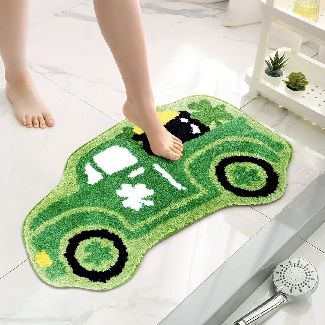 Lustige Auto-förmige Badematte
