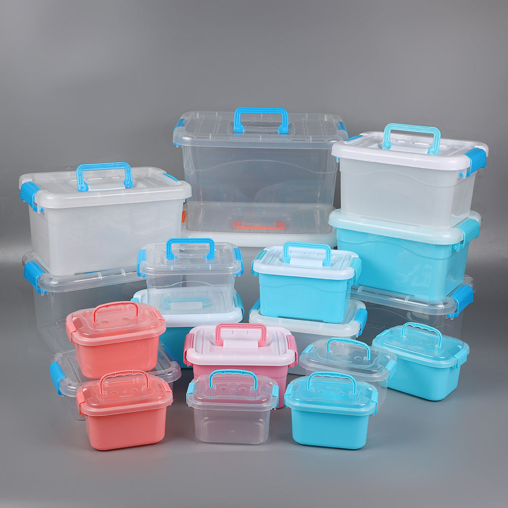 Transparente Bastelaufbewahrungsbox Karnz