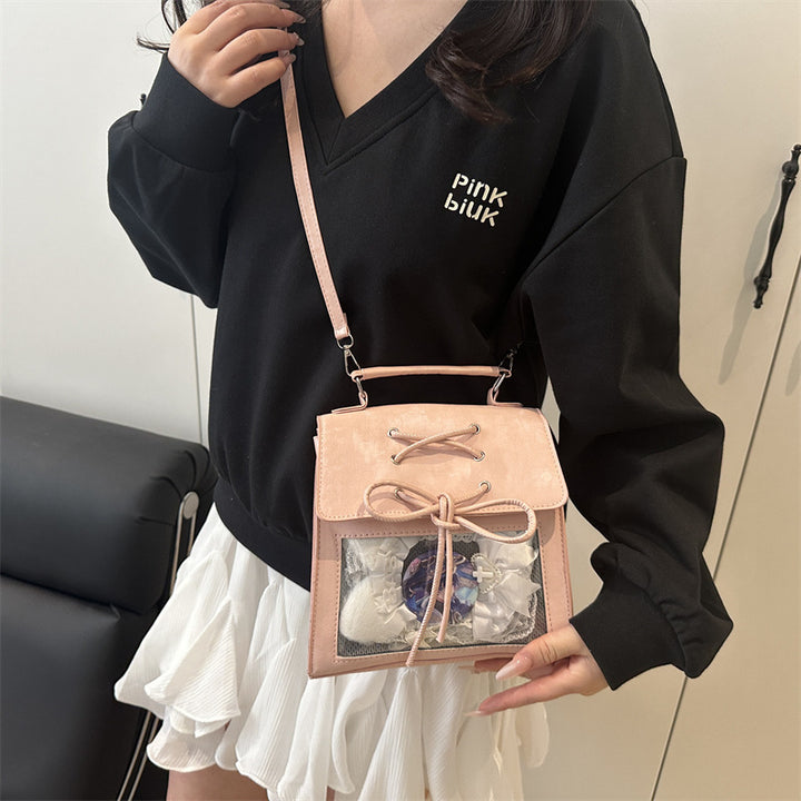 Chic Strukturierter Rucksack Karnz
