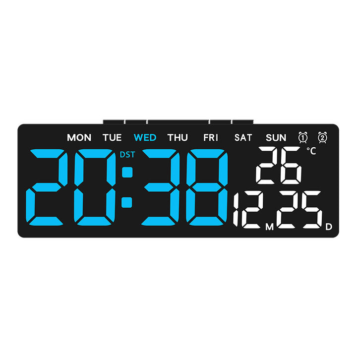 Digitaler Wetterwecker mit Großem Led-Display und Temperaturanzeige Karnz