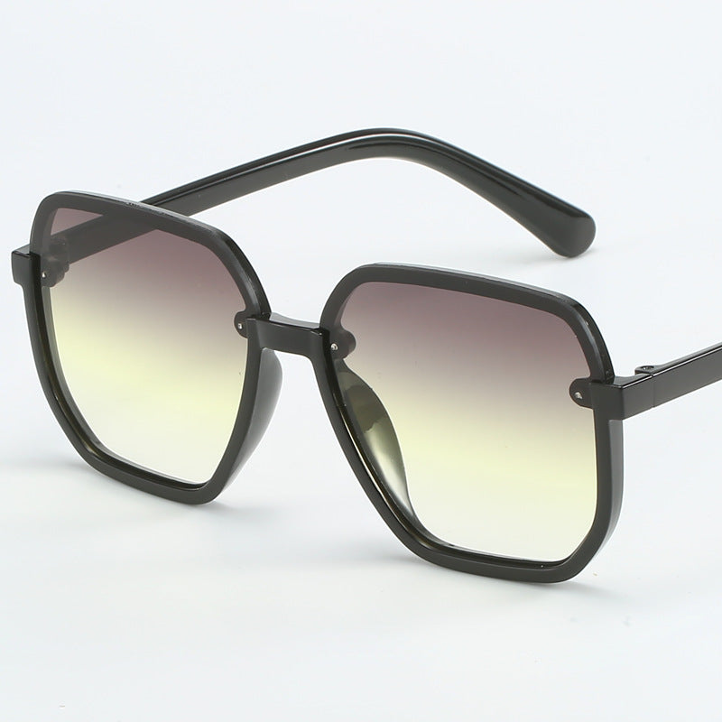 Damen geometrische Sonnenbrille im modernen Design Karnz