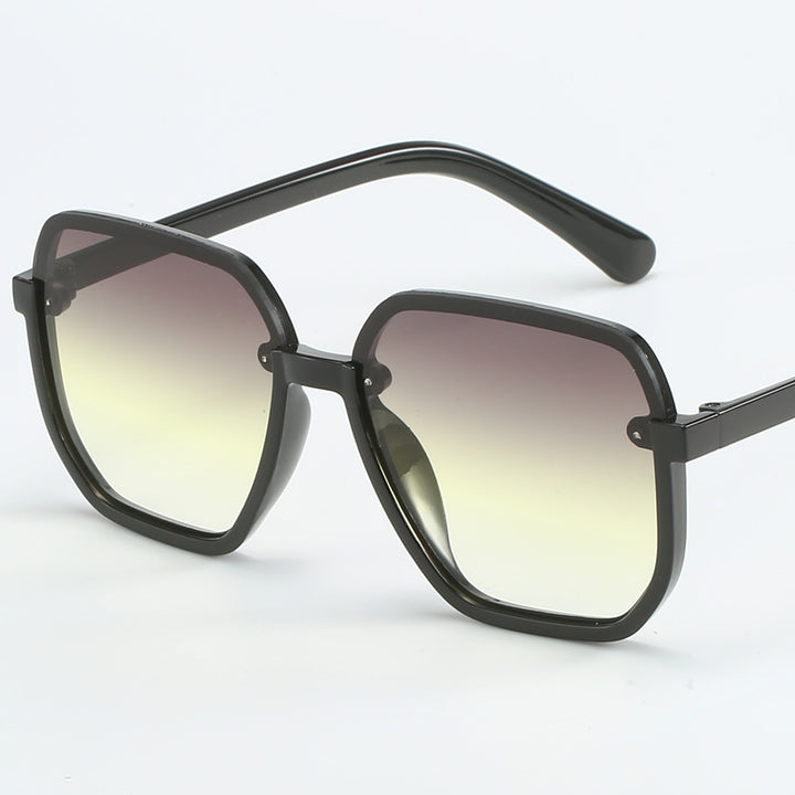 Damen geometrische Sonnenbrille im modernen Design Karnz