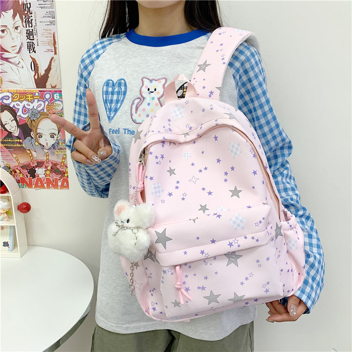 Mädchen Sternmuster Rucksack Karnz