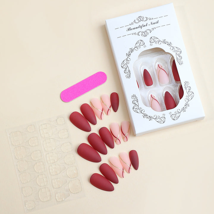Press-On Nagelkunstset mit elegantem Design Karnz