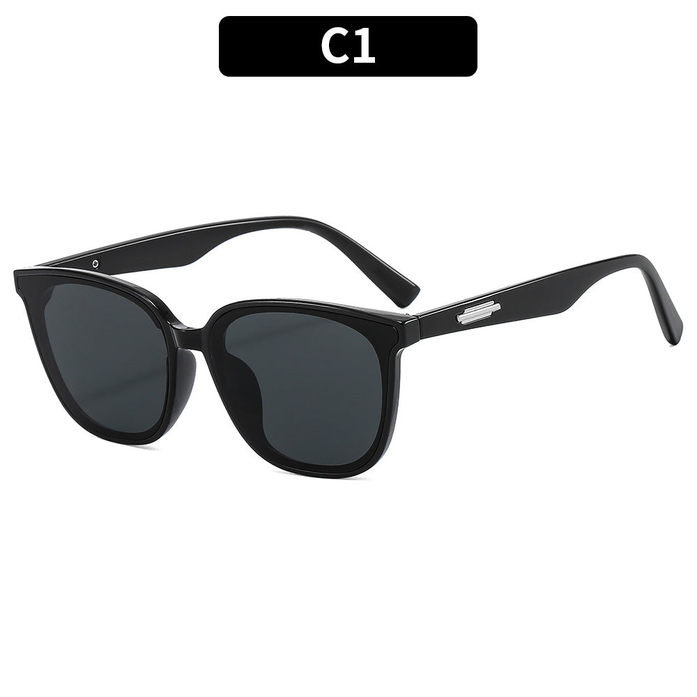 Elegante Übergroße Katzenaugen-Sonnenbrille