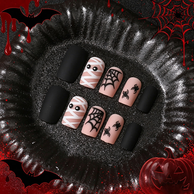 Halloween-Themen Press-On Nail Art Set Karnz
