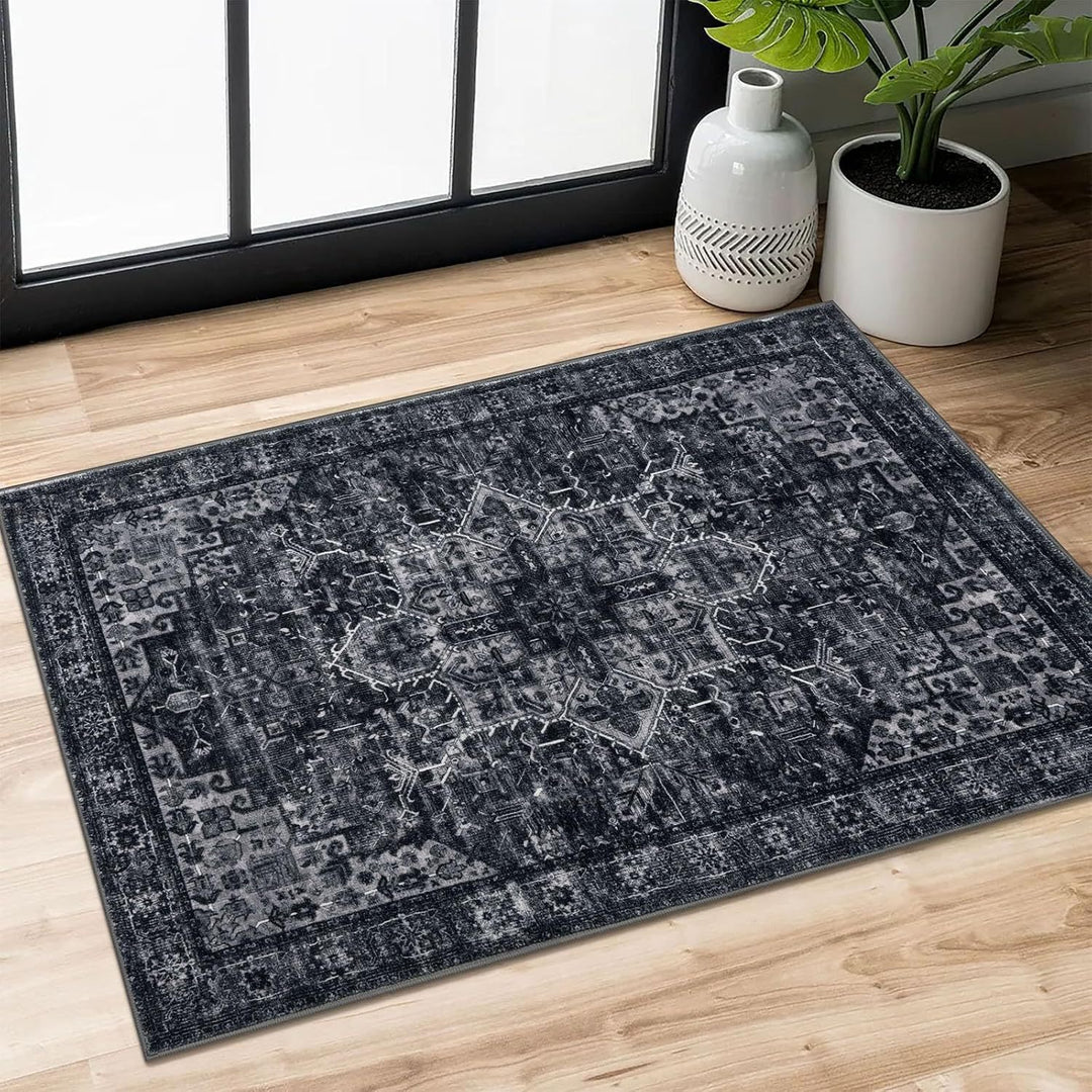 Vintage-inspirierter dekorativer Teppich