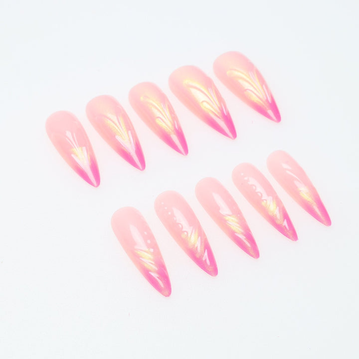 Künstlerische Stiletto-Nagelverlängerungen Karnz