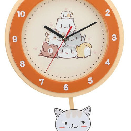 Wanduhr mit buntem Tierdesign Karnz
