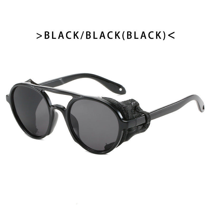 Damen trendige Fashion-Sonnenbrille mit innovativem  Rahmenbrett Karnz