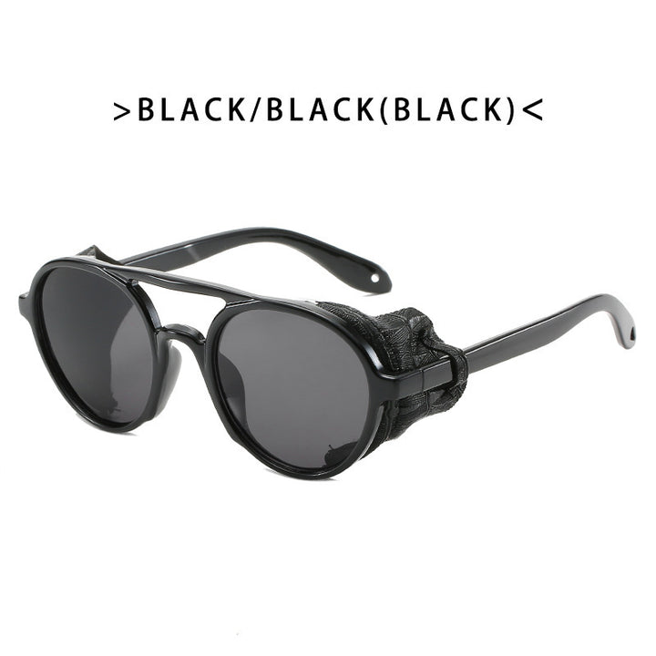 Damen trendige Fashion-Sonnenbrille mit innovativem  Rahmenbrett Karnz