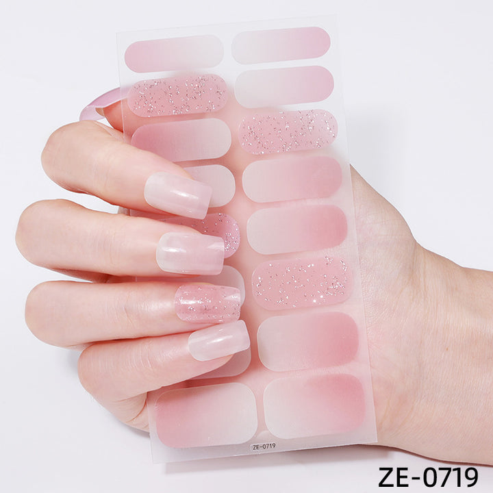 Künstlerische Press-On Nagelüberzüge