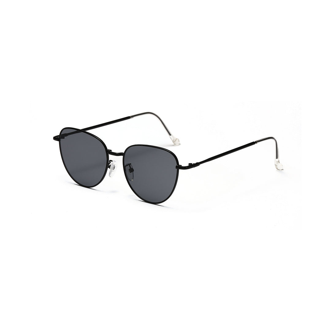 Damen modische Sonnenbrille mit filigranem Metallrahmen Karnz