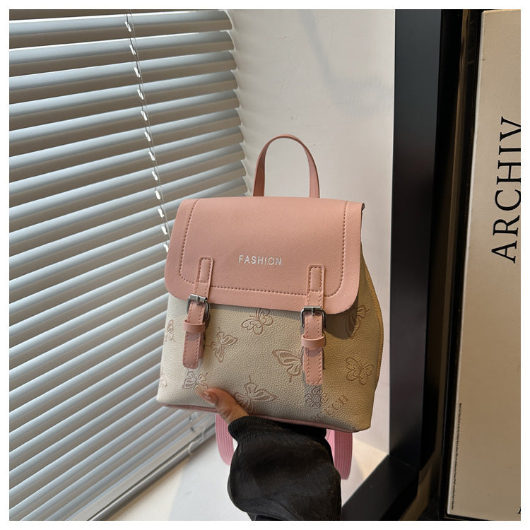 Stylische Schmetterlingsmuster Mini Rucksack Karnz