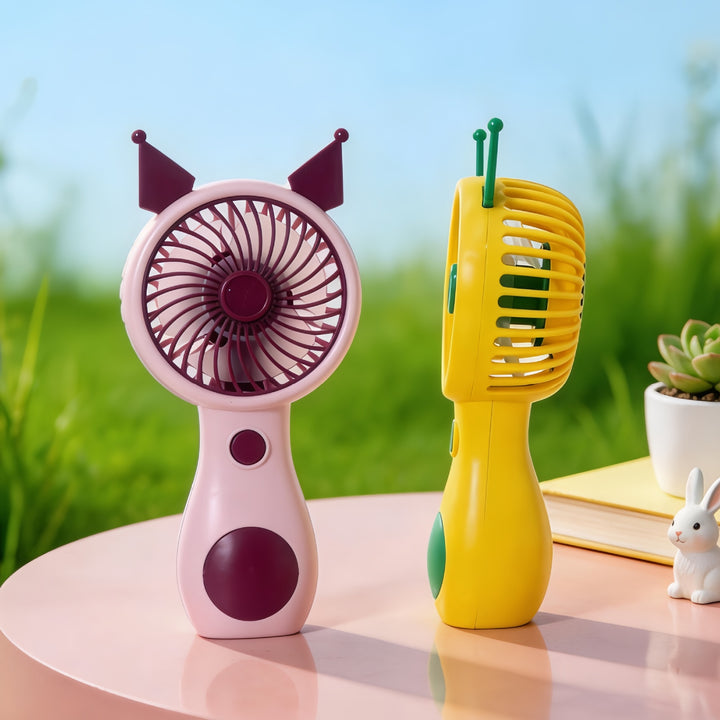 Damen Tragbarer Handventilator mit niedlichem Katzenmotiv Karnz