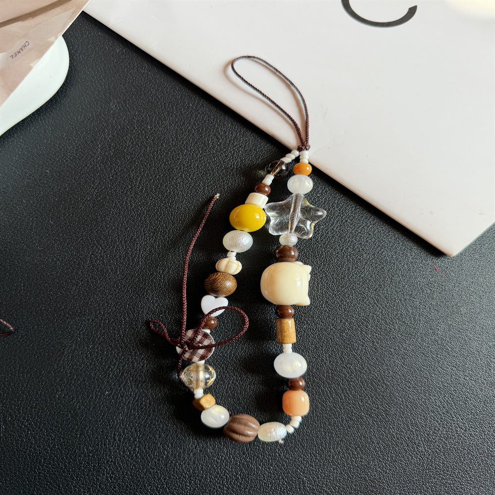 Handgefertigter Perlen-Charm-Brillenhalter Karnz