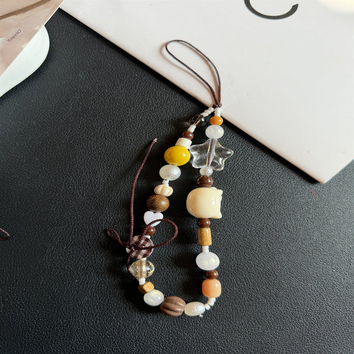 Handgefertigter Perlen-Charm-Brillenhalter Karnz