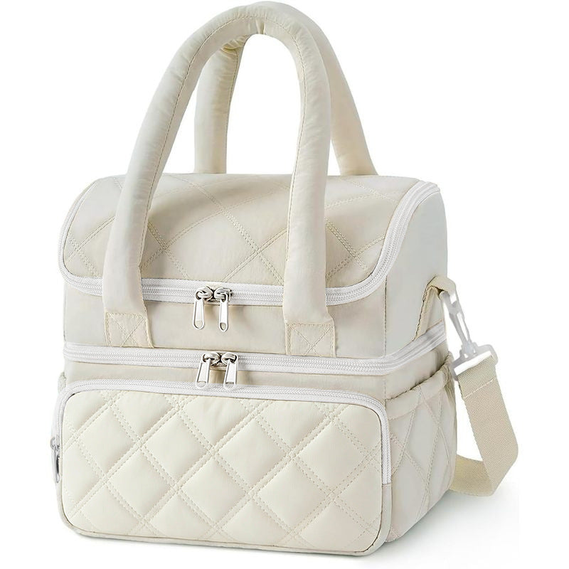 Stylische gesteppt isolierte Lunch-Tasche Karnz