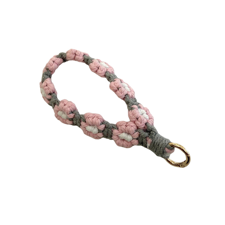 Floral Makramee Schlüsselanhänger Halter Karnz