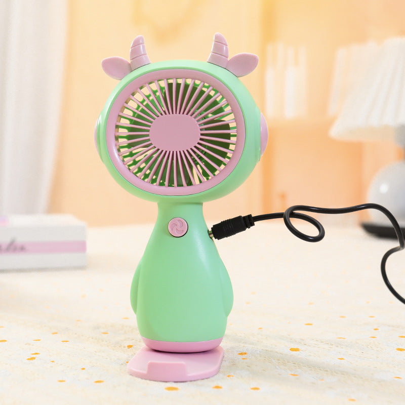 Damen Tragbarer Handventilator im kreativen Teddymotiv Karnz