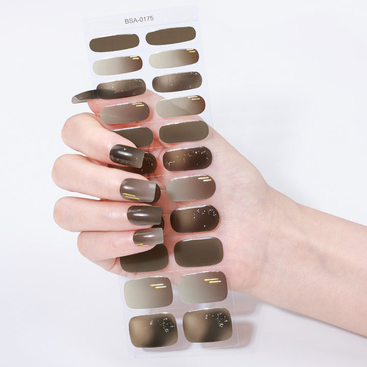 Strass-besetzte Nagelwickel