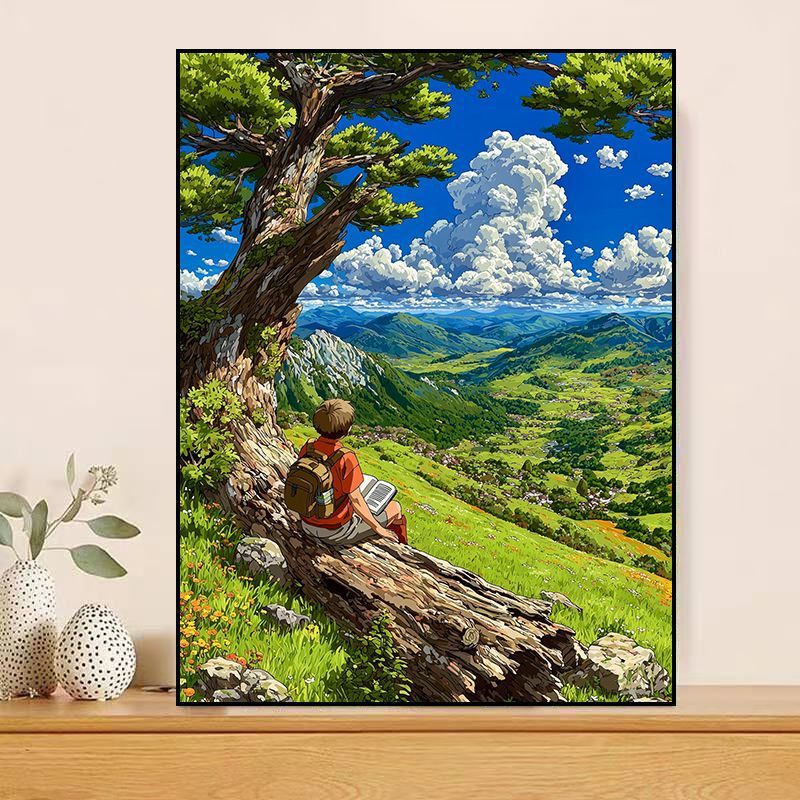 Florale Serenity Kunstdruck Karnz