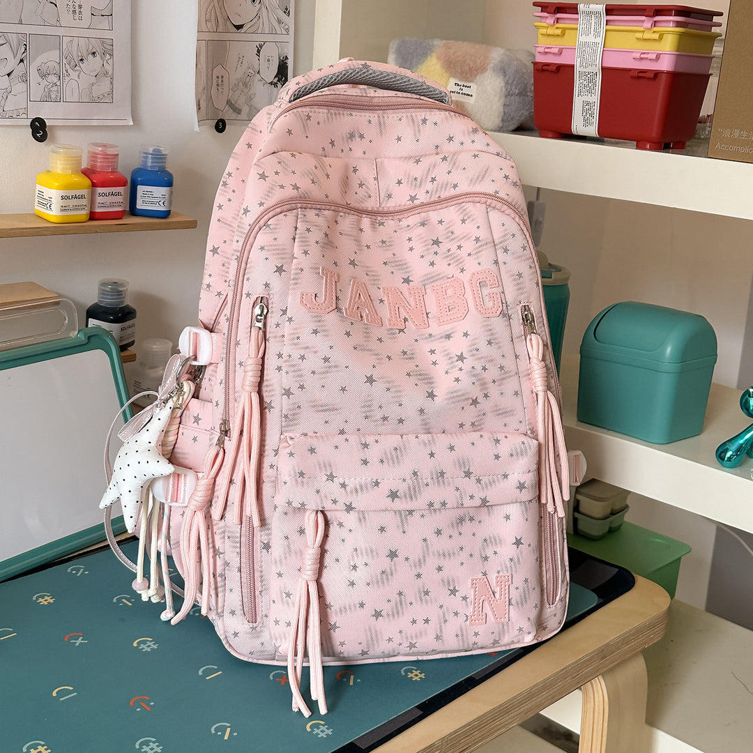 Stylischer Rucksack mit Sternmuster Karnz