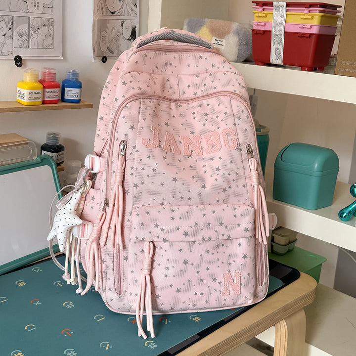 Stylischer Rucksack mit Sternmuster Karnz