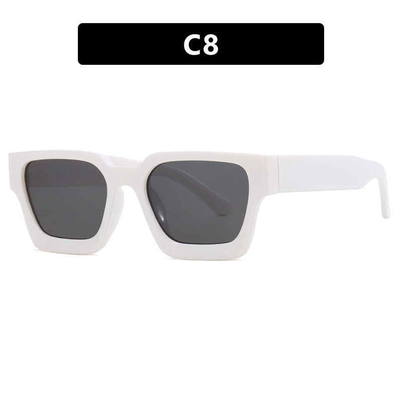 Damen modische quadratische Lesebrille mit transparenter Rahmenkonstruktion Karnz