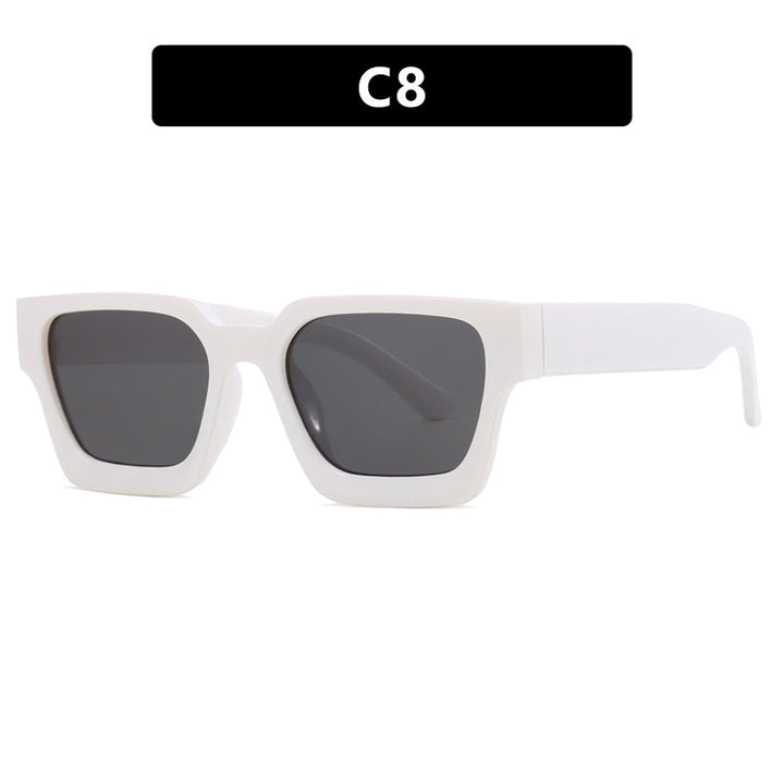 Damen modische quadratische Lesebrille mit transparenter Rahmenkonstruktion Karnz