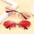 Damen Sonnenbrille mit kreativem Tropfen-Design Karnz