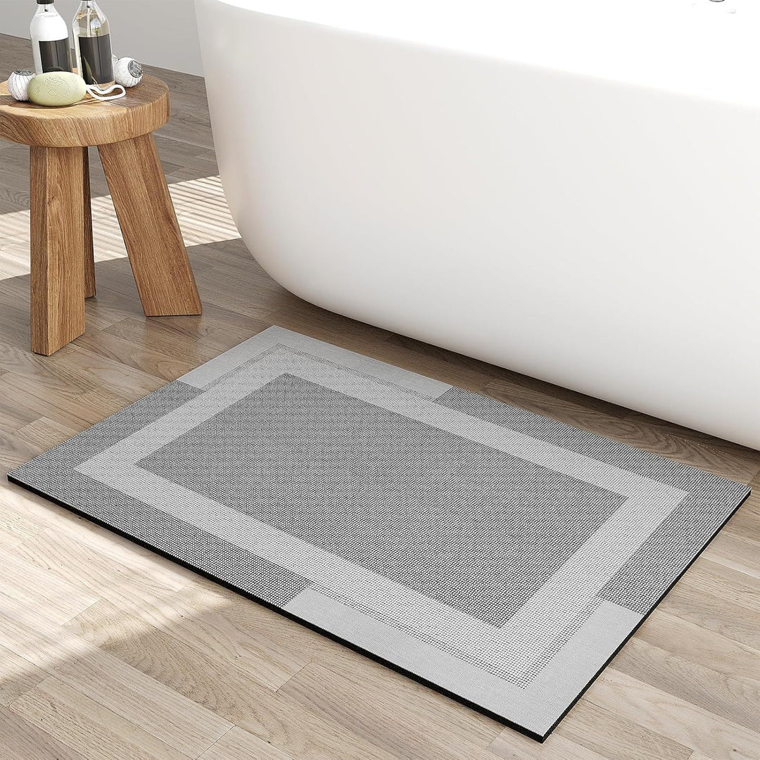 Moderne Geometrische Badezimmermatte Karnz